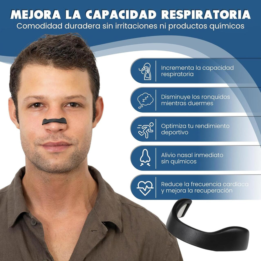 Tiras Nasales Magnéticas Premium Dispositivo Antirronquidos Virenea