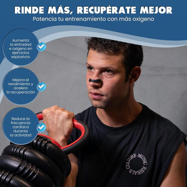 Tiras Nasales Magnéticas Premium Dispositivo Antirronquidos Virenea